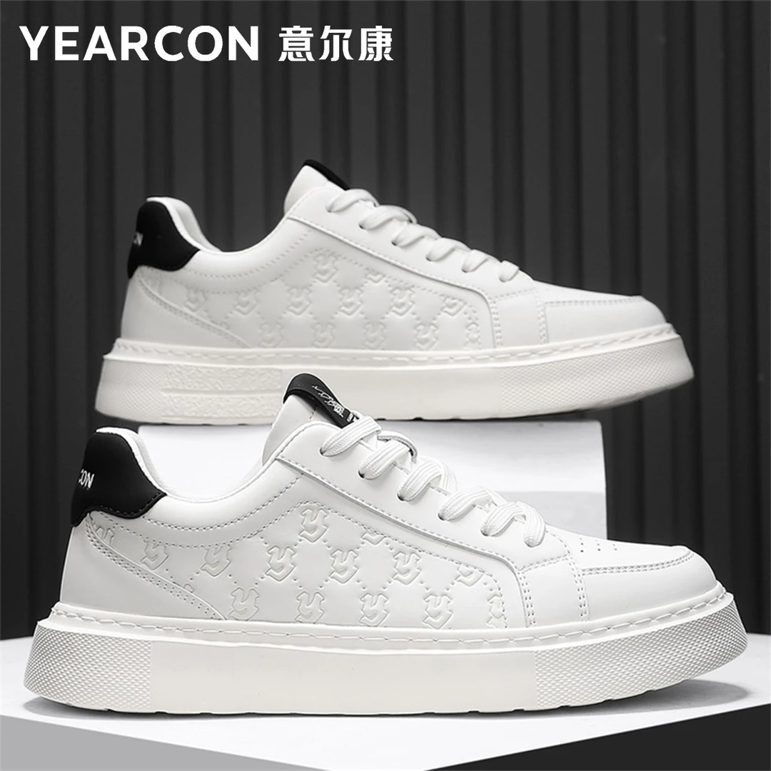 YEARCON/意尔康男士运动时尚百搭秋季透气潮鞋低帮休闲板鞋4591