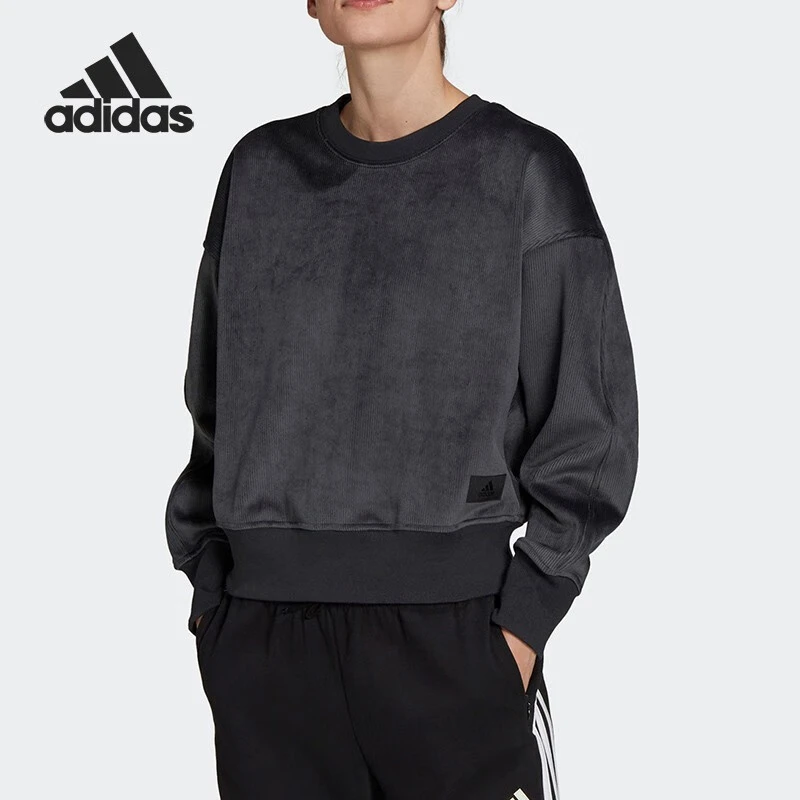 ADIDAS/阿迪达斯正品女子休闲舒适运动圆领长袖卫衣套头衫 H31102
