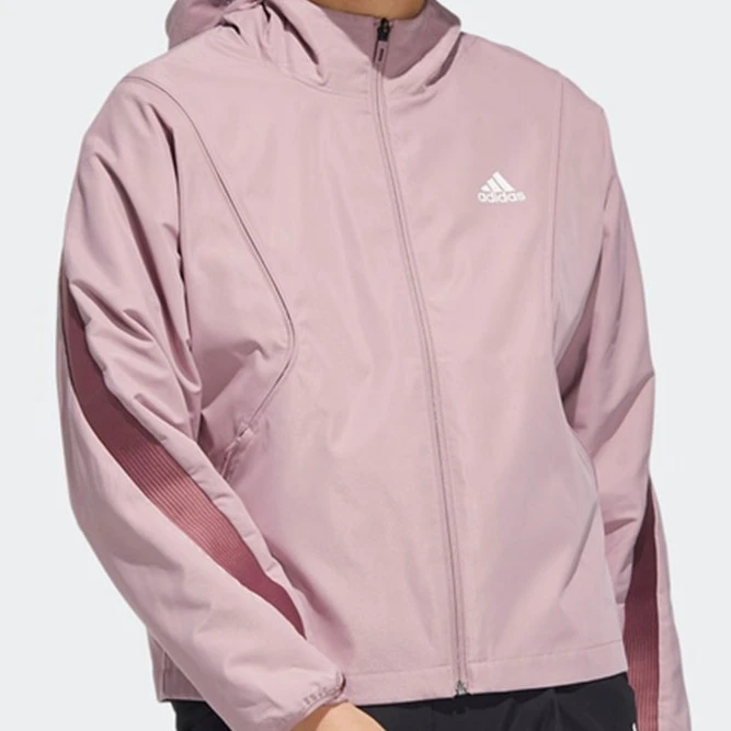 Adidas/阿迪达斯春秋季女子运动梭织连帽夹克女款风衣户外 HF0046