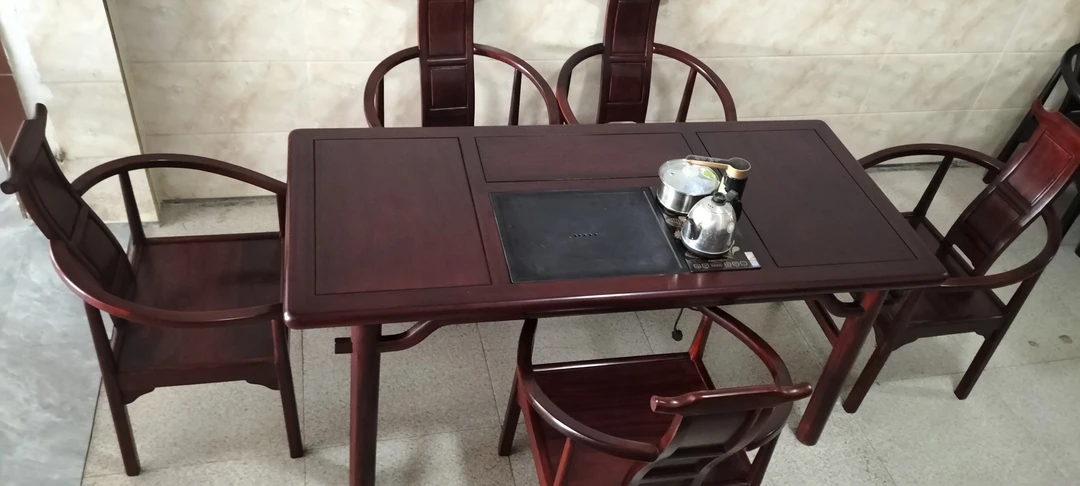 中式茶桌椅六件套茶椅新中式茶桌简约