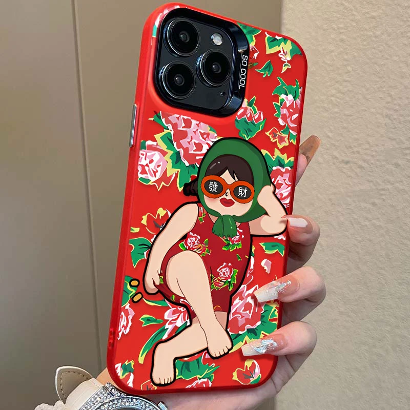 新年土潮iphone15苹果手机壳14promax防摔13pro网红1211全包X