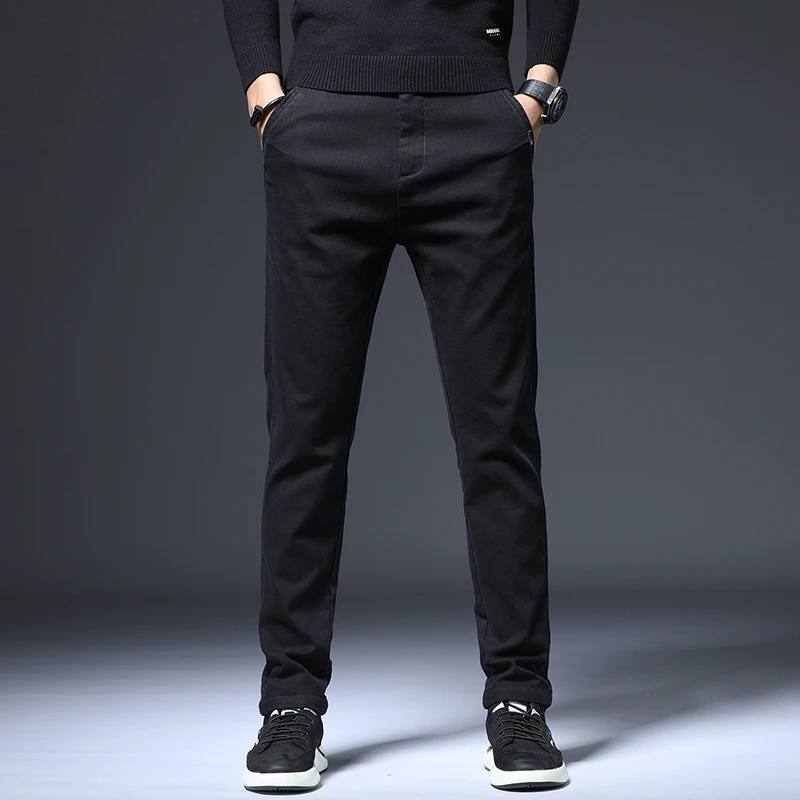 Cardanro/卡丹路宽松休闲裤直筒长裤商务韩版秋季男士修身时尚