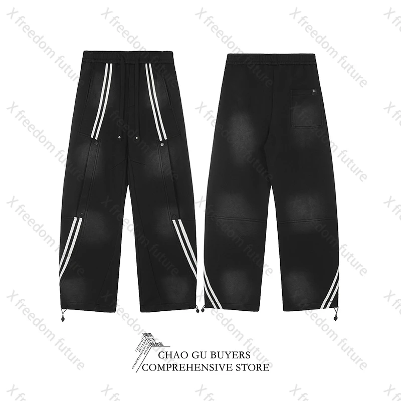 小众设计潮牌买手店男女同款“御空”七型拼接长裤99709