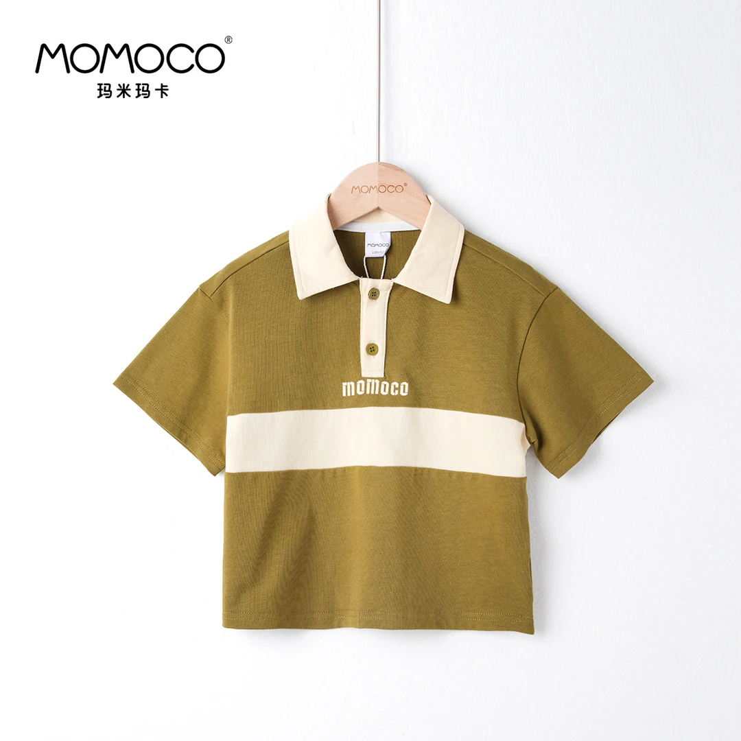 MOMOCO夏季简约百搭polo衫舒适纯棉时尚t恤75280237002