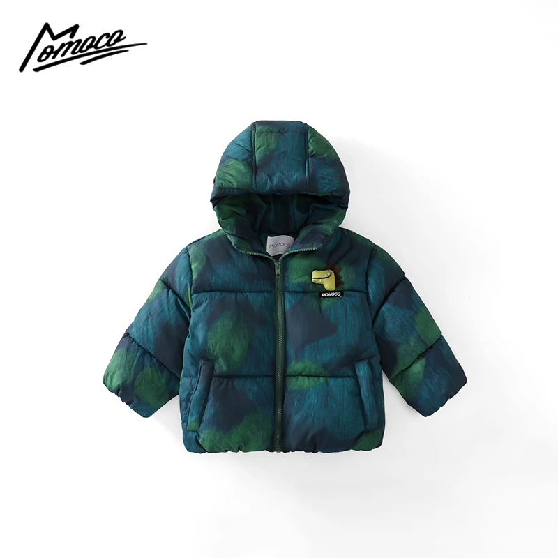 MOMOCO冬季新款男童可爱小恐龙潮流棉服外套75430101016