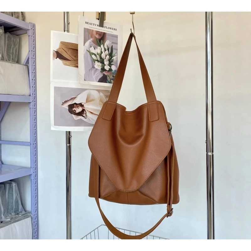 设计师款甲壳虫休闲女包欧美风大包软皮女包大容量单肩斜挎包