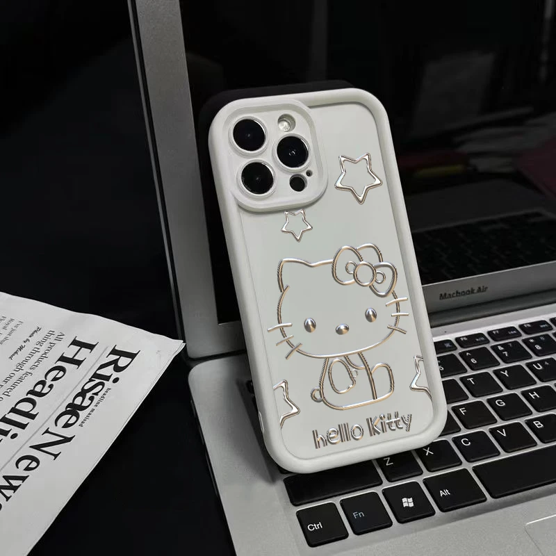 转头kt猫适用苹果15/13/14/12/11手机壳套iphone华为oppo小米vivo