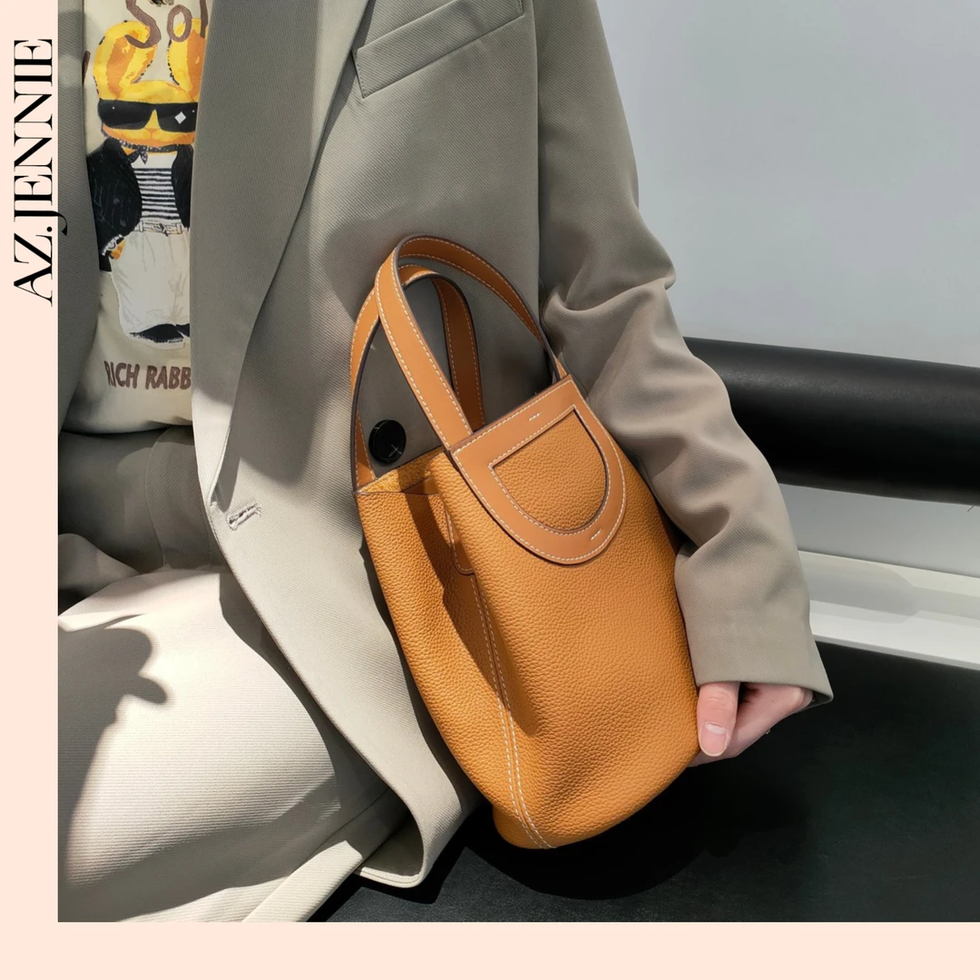 【AZ.Jennie】猪猪鼻、头层牛皮单肩斜挎包