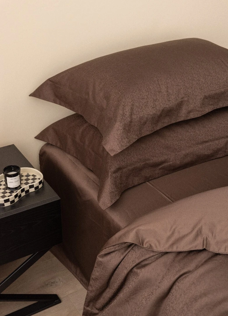 【木子家】新疆长绒棉全棉水洗提花四件套全棉纯棉柔软亲肤简约轻奢