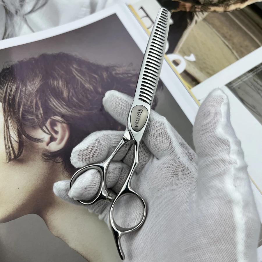 池田F-15S美发剪刀牙剪刀尖5-8 后部去量10-15 安全刃无痕牙剪