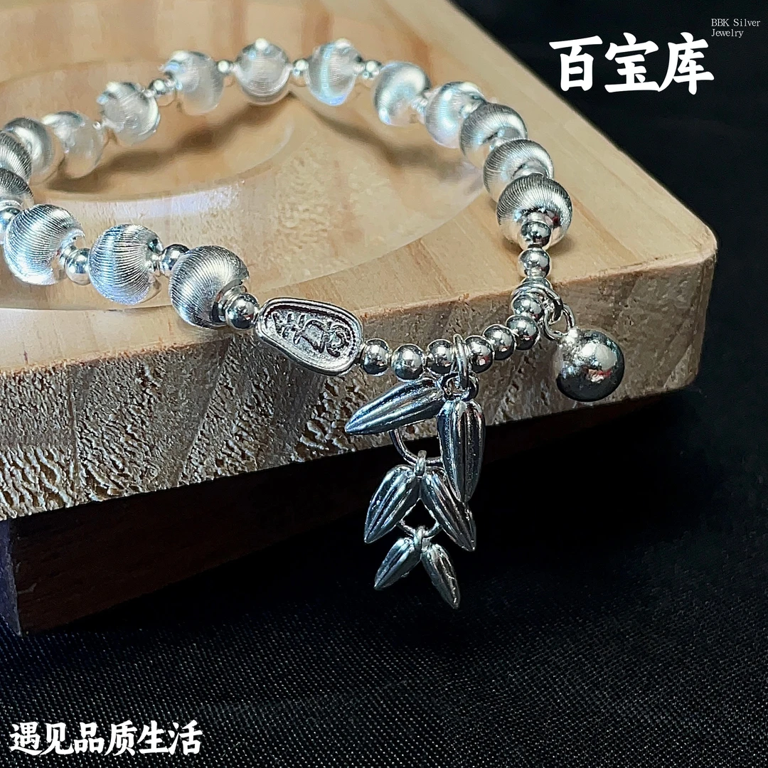 足银手链 【猫眼珠麦穗】岁岁平安手串百搭小众气质时尚个性简约