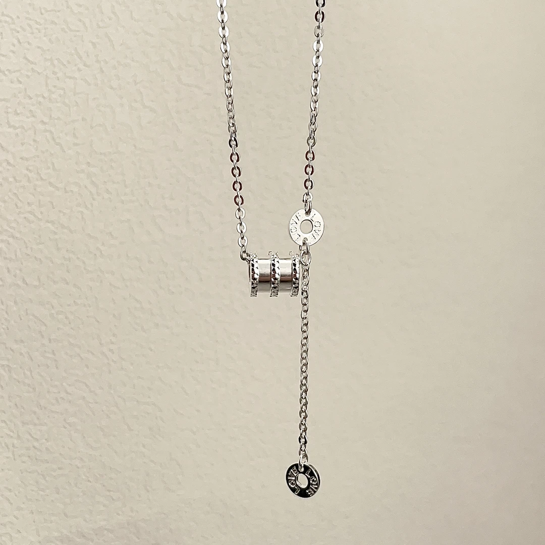 坠链均足银  【路路通套链】足银项链精致轻奢气质时尚女款