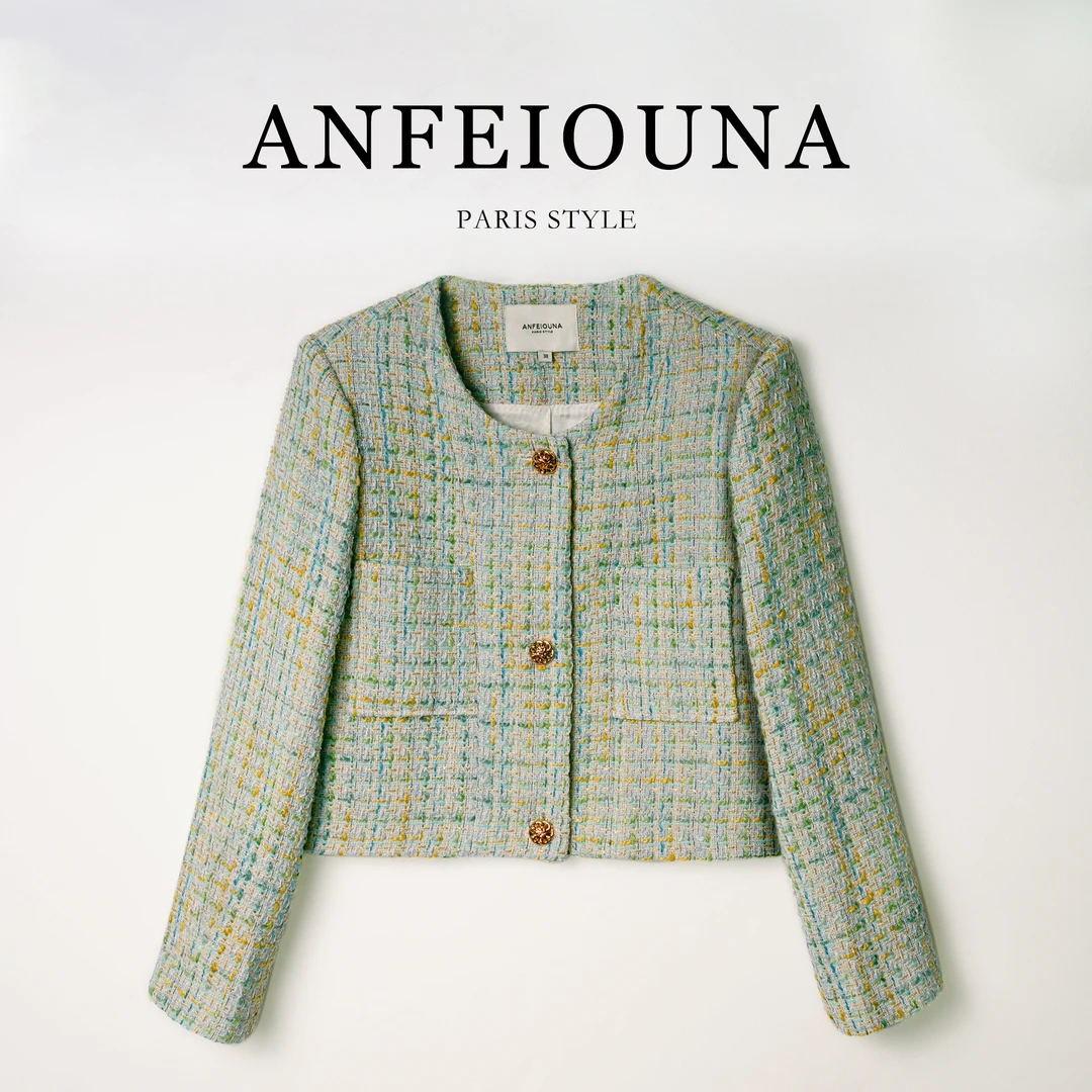 2025新款流萤晨锐小香风外套上衣6652