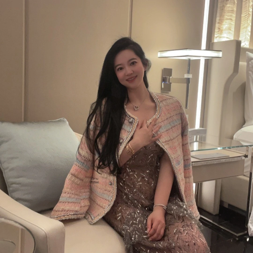 2023新款时尚名媛气质糖果晨锐小香风粗花呢外套6501