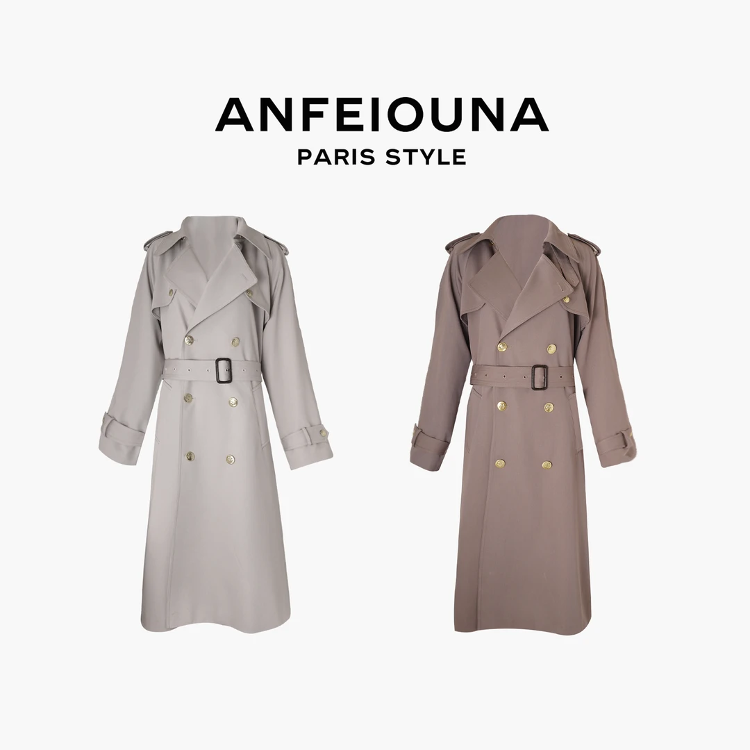 2025新款气质百搭曼彻斯特风衣女士6700