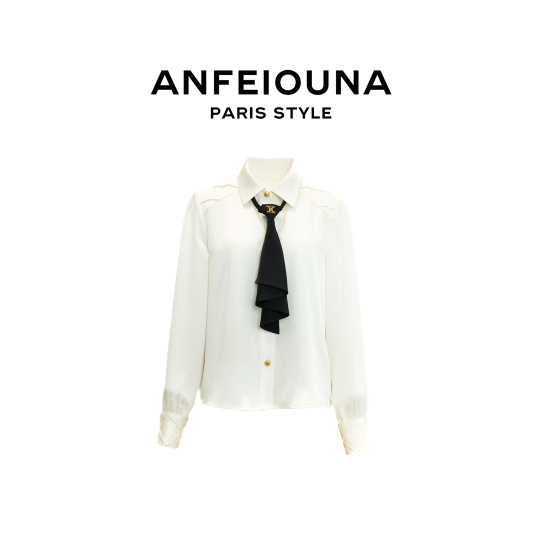 2025新款时尚气质休闲简约淑女风衬衫上衣女士1085