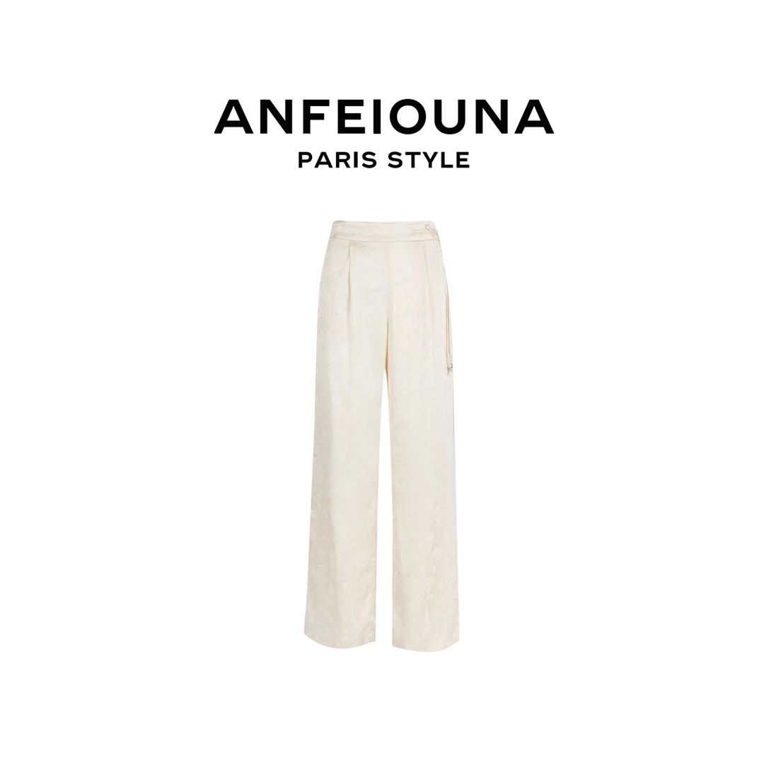 2025新款春夏轻奢兰亭序曲国风休闲裤1089