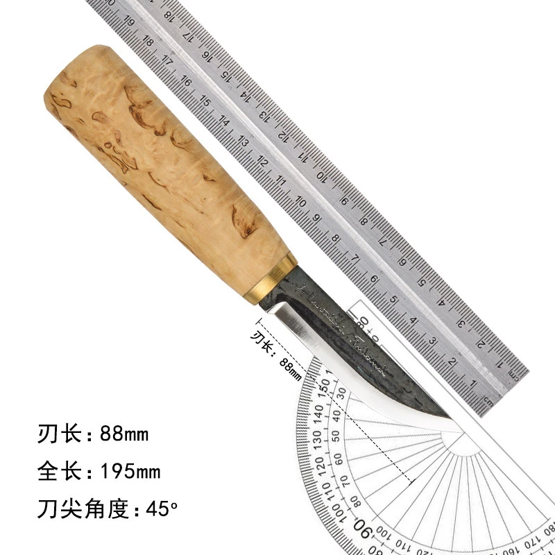 Marttiini维京直刀野营户外装备工具露营便携手工制作直刀