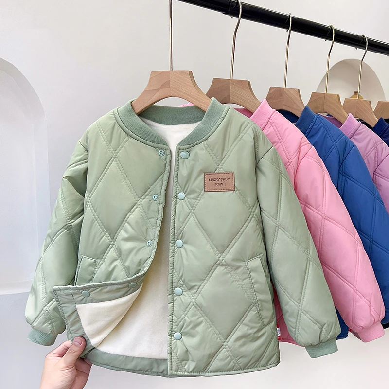 儿童校服神器棉服内胆男童女童宝宝外穿冬季棉袄外套中大童外套