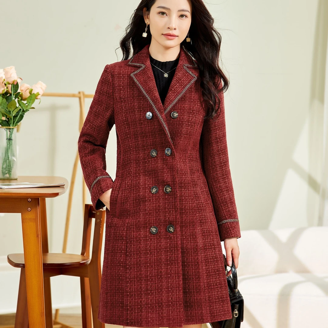 2024新款小香风女士风衣004款