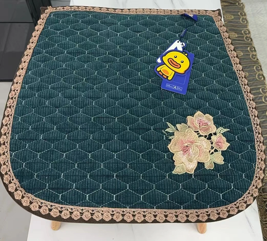 尺寸45*45椅子垫墨绿色