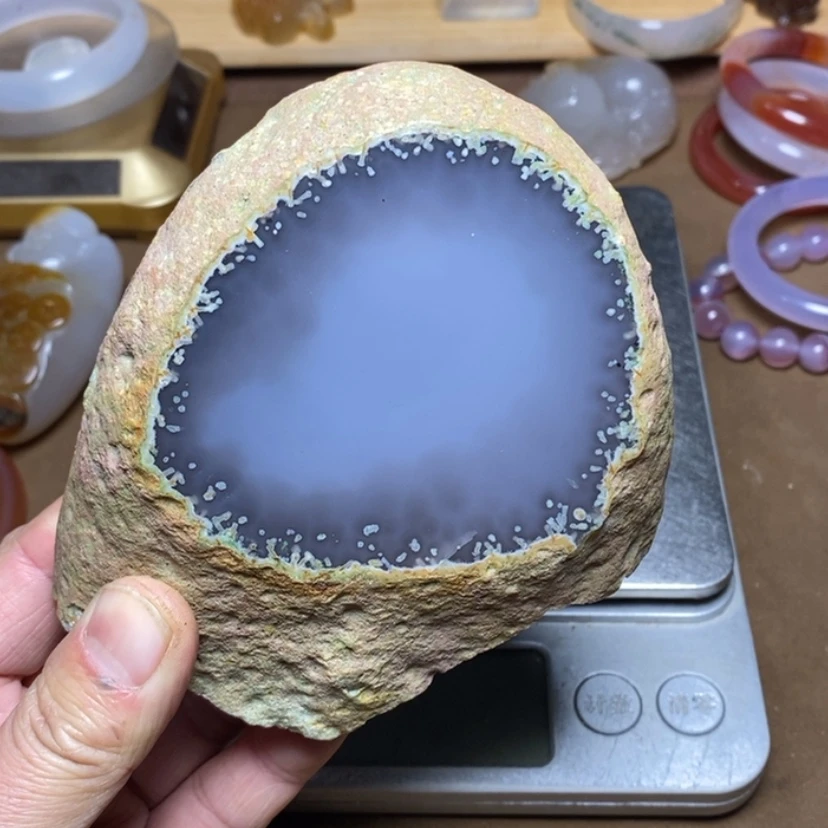 【闪购商品】玛瑙/玉髓珠宝奇石未镶嵌左***武