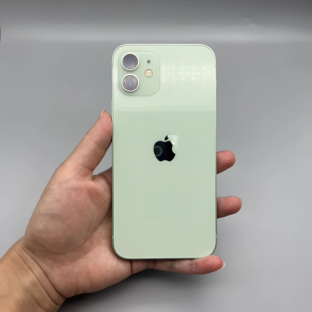 95新 Apple/苹果 苹果12 64g 绿色 电池81 国行换过听筒【5969】