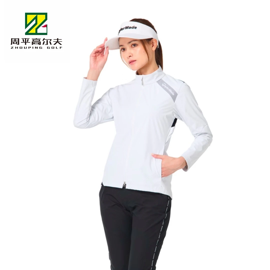 TaylorMade泰勒梅高尔夫服装24年新款春秋女士防风夹克外套上衣