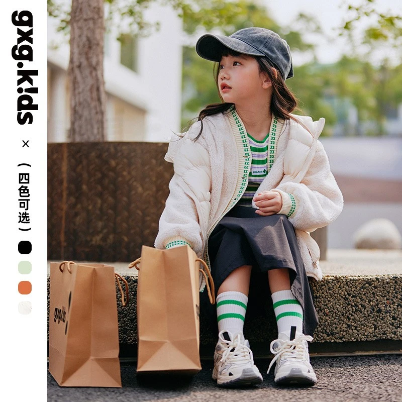 gxg kids秋冬季男童女童休闲外套童装百变保暖12D3110641F