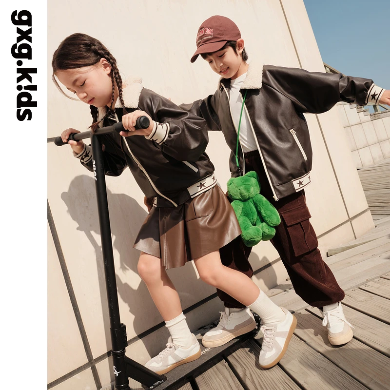 gxgkids童装儿童外套男女童夹克中大童KED32103993