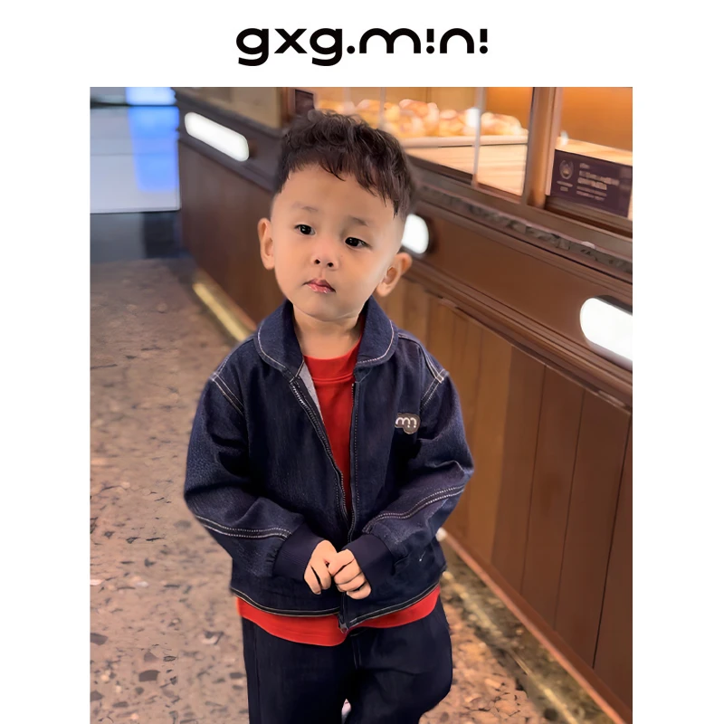 董董悦悦专属gxg mini童装休闲宽松纯色长裤小童MEX053008