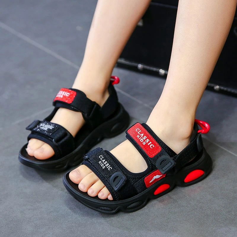 男童凉鞋中大童2024新夏季款韩版软底防滑轻便小男孩儿童沙滩鞋子