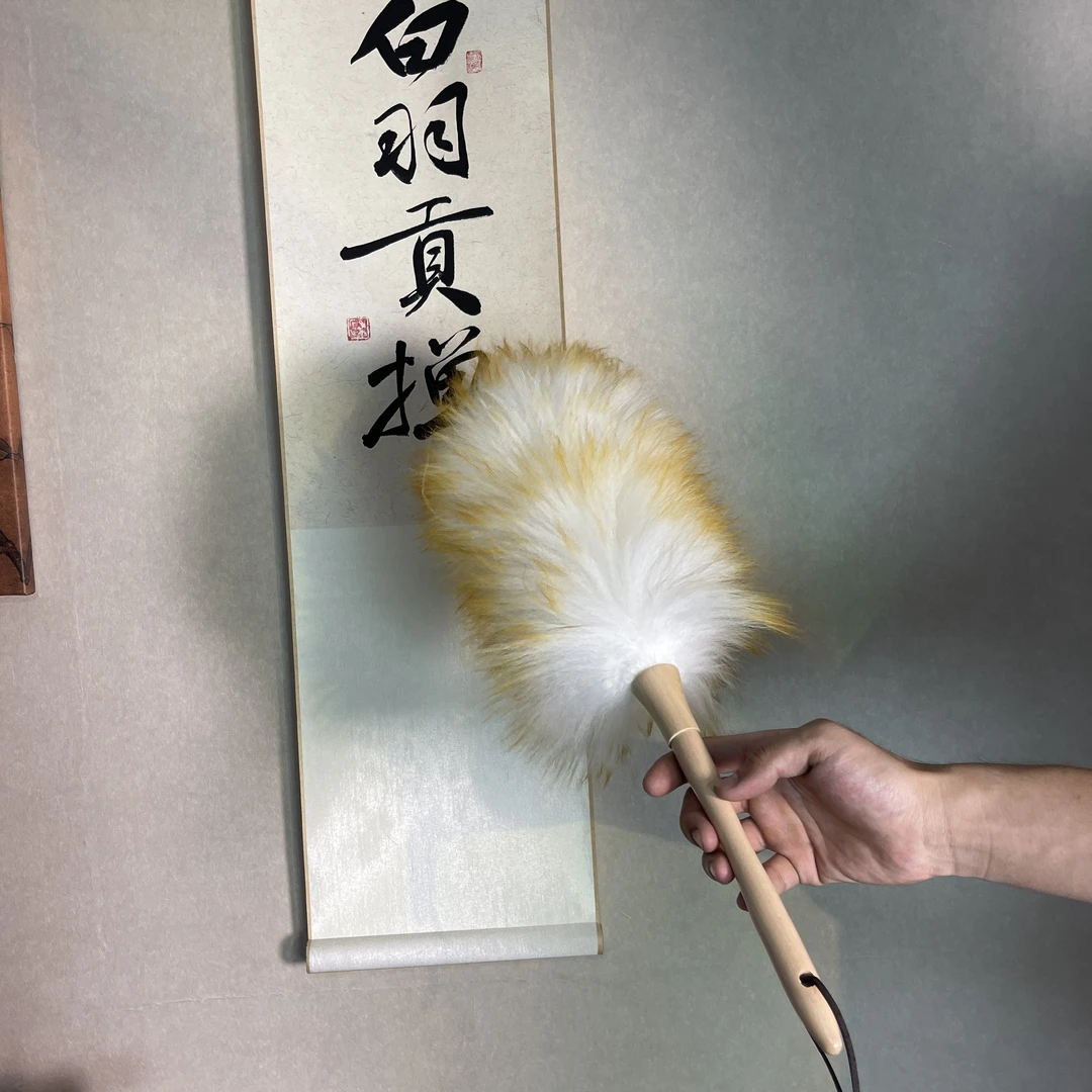 加密羊毛掸鸡毛掸子家用打扫清洁工具车用除尘不掉毛扫灰可水洗掸