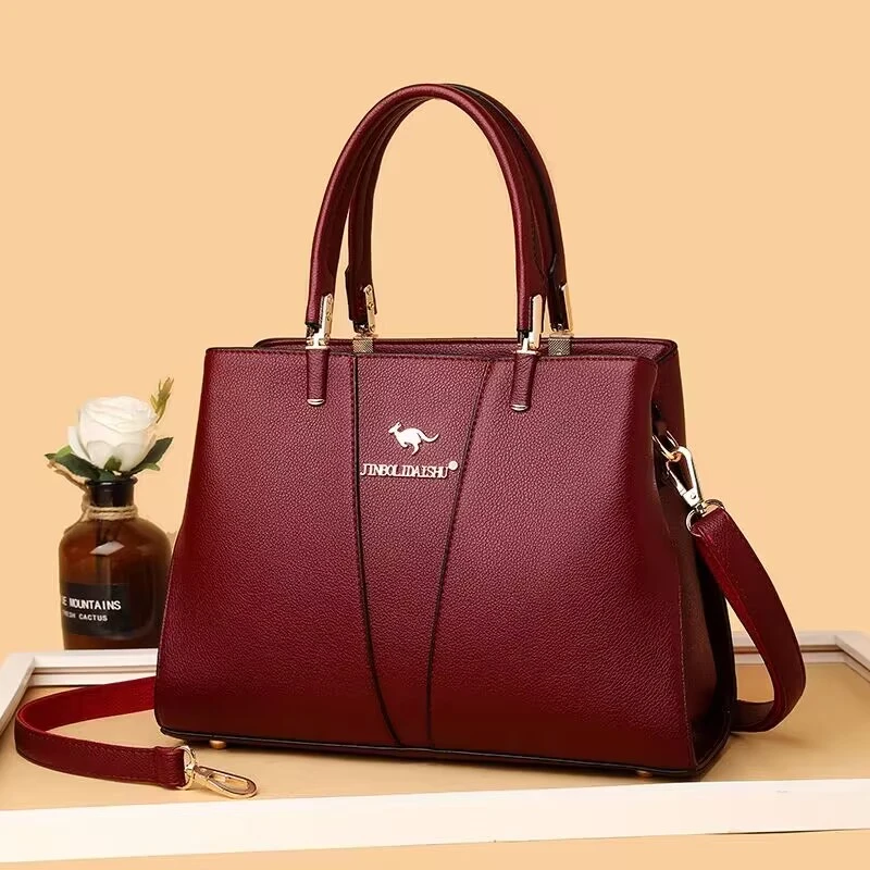 妈妈包结婚中年大气婆婆婚礼物红色女包斜挎手提包新娘婚包日常用