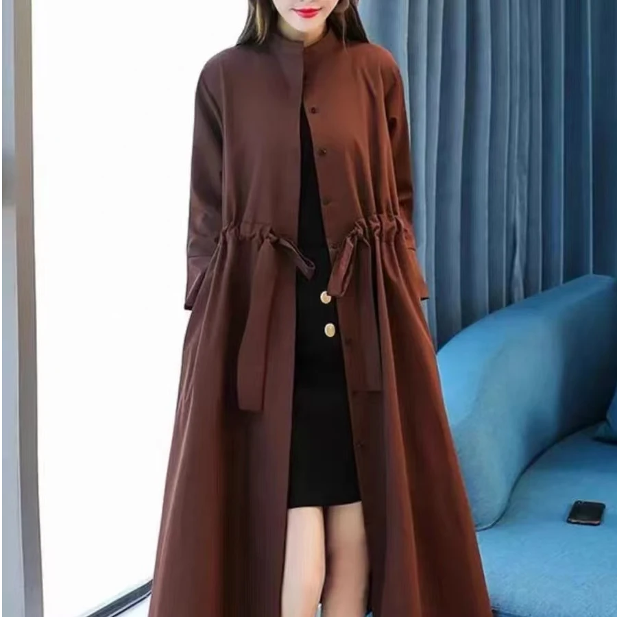 修长洋气气质风衣B2-5