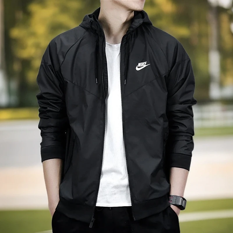 NIKE/耐克外套风行者男士2024防风户外外套运动休闲727325-010