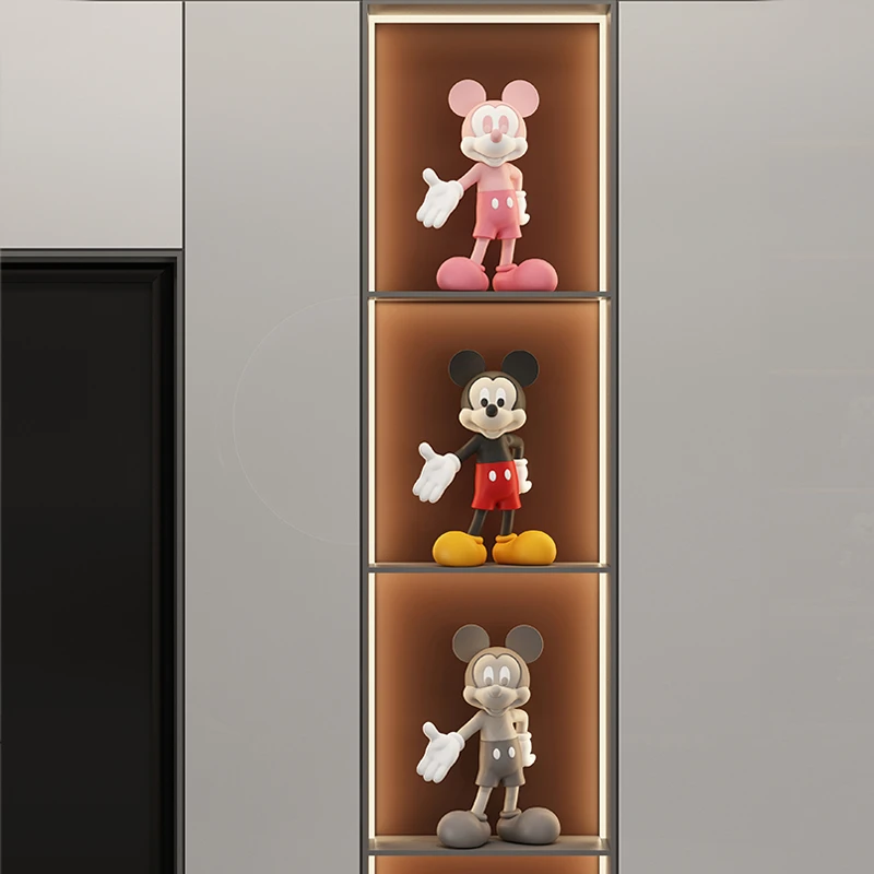 轻奢卡通米奇高档老鼠玄关网红款公仔手办客厅酒柜软装家居装饰品