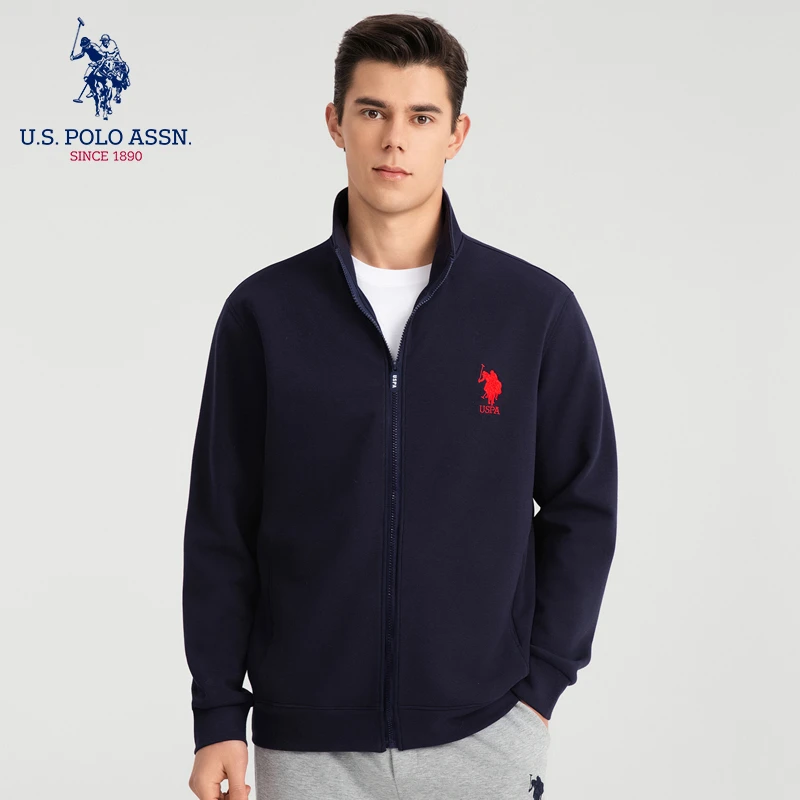 男士春秋季立领男款休闲时尚长袖开衫户外运动外套秋季男上衣