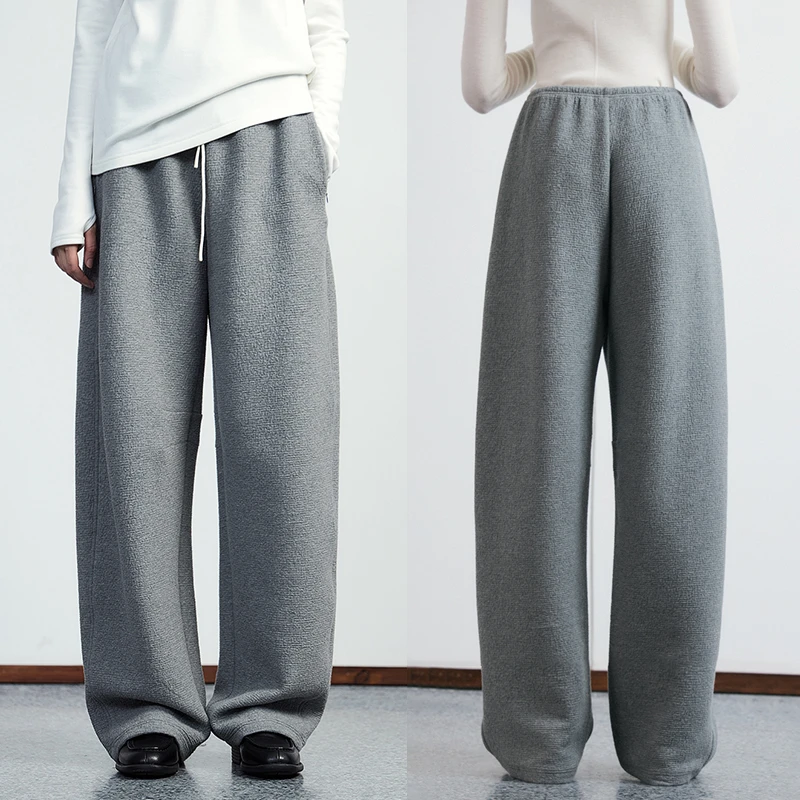 棘光THORNSAURA 秋冬新品分割香蕉卫裤休闲长裤子女-T2410KS905