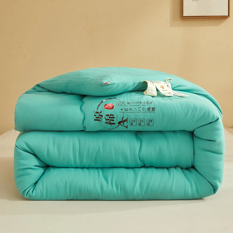 水⁣星新家纺2023新款大豆纤维棉被子被芯冬被加厚保暖四季被学生