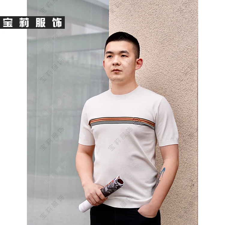 NZ619男士圆领短袖T恤男装