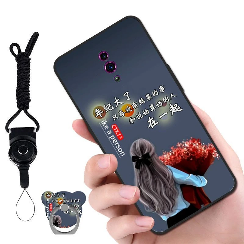 OPPOReno手机壳网红男女新款PCAM00防摔镜头全包reno卡通硅胶软壳