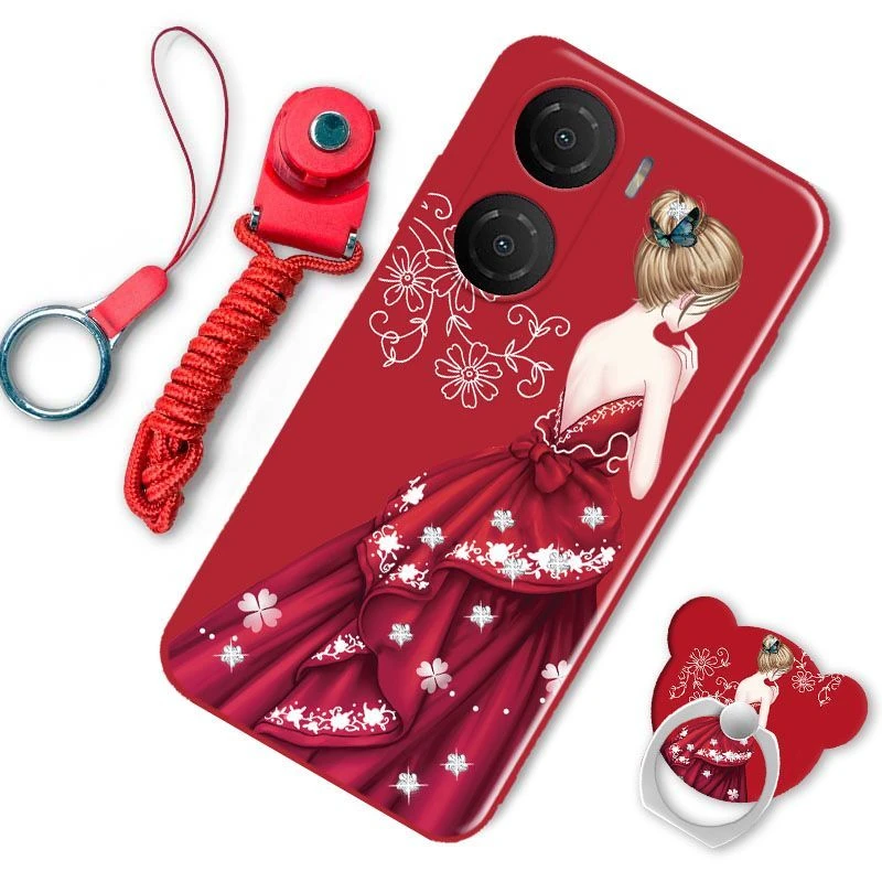 华为RKY-AN00手机壳荣耀畅玩40Plus女新款防摔镜头全包网红硅胶套