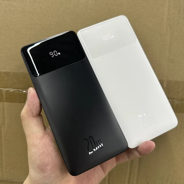 准新品 Baseus/倍思 10000毫安20W快充移动电源轻薄小巧带屏
