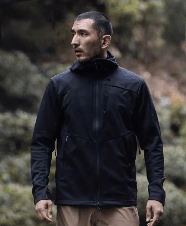 【二美人夹克】小犸家男女同款户外防风防泼水软壳夹克外套010