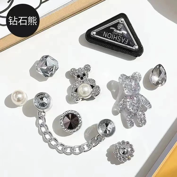 洞洞鞋鞋花配饰女适配diy鞋扣卡通立体装饰可拆卸卡扣时尚饰品ins