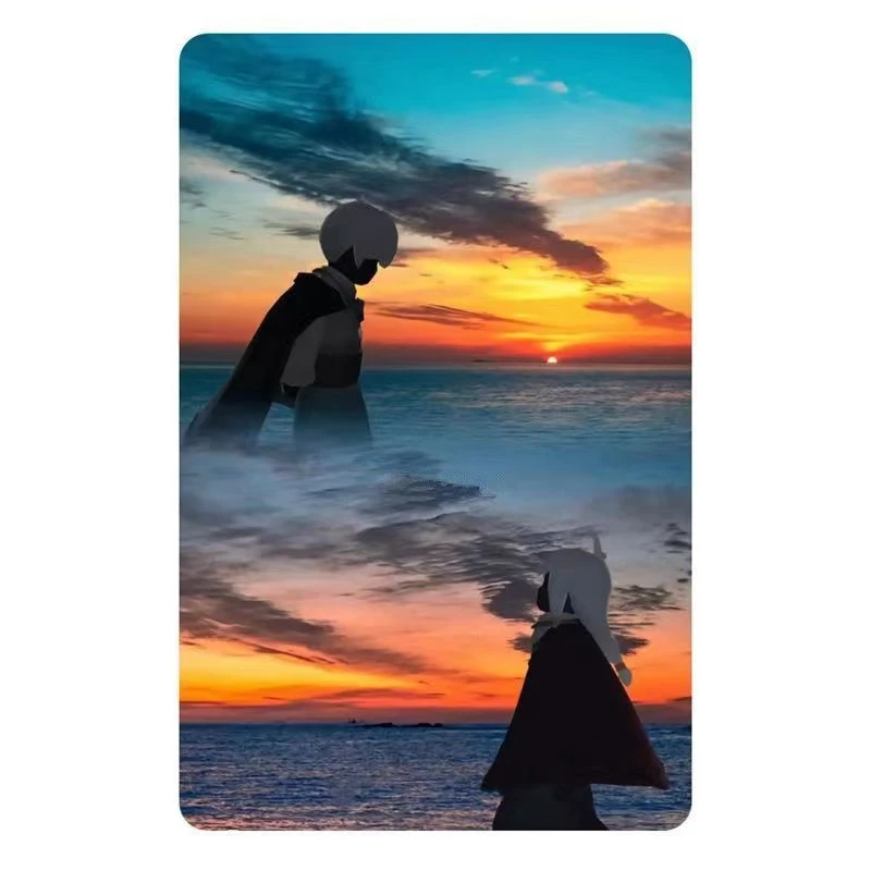 精选光遇周边磨砂卡贴纸材质磨砂学生饭卡贴公交通卡自粘防水贴