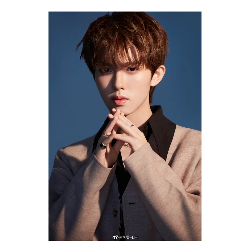 李昊微博语录卡照片写真集lomo创意明信片相片