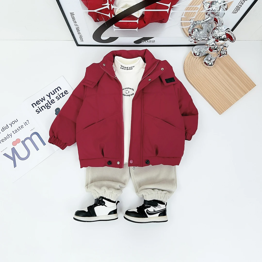 儿童棉服男童冬款加厚棉衣2024新款冬装 D-AC24211 悠悠童话童装