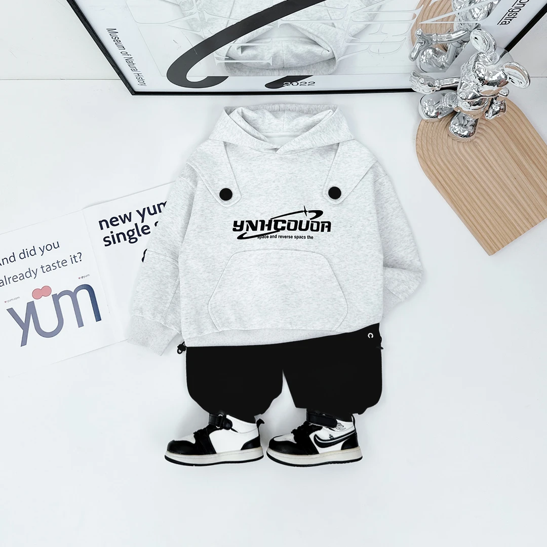 儿童卫衣连帽2024新款秋装男童春秋上衣 D-BD88536 悠悠童话童装